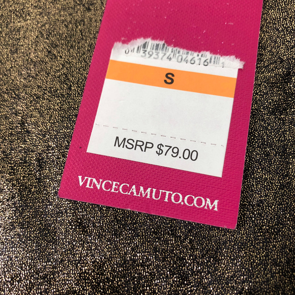 Vince Camuto NWT Stretch Shimmer Choker Tank Top - Picture 7 of 8